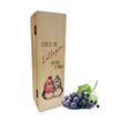 Holz Weinbox bedruckt - Weinkiste bedruckt statt Gravur - für 1 Flasche