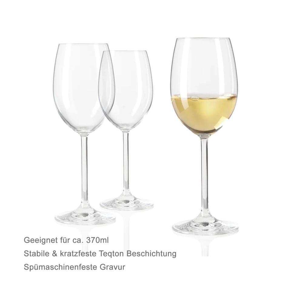 Personalisierte Weinbox & 2 Leonardo Weingläser mit Gravur "Beste Freundinnen Champagner" - individuell anpassbar