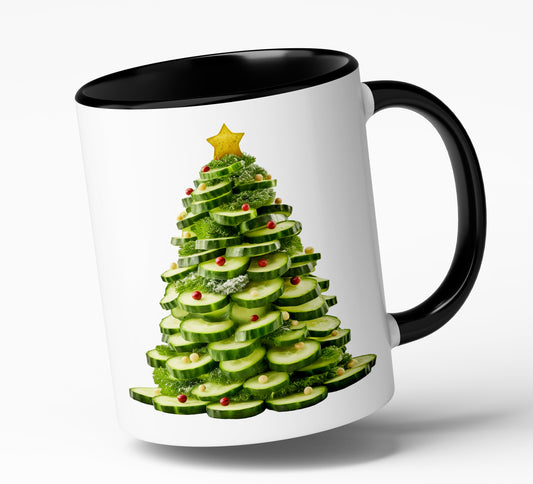 Weihnachts-Tasse "Gurkenbaum" - Spülmaschinenfest- das ideale Geschenk